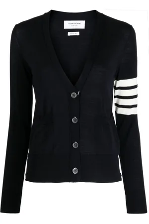 Thom Browne 4-Bar fine-knit wool cardigan