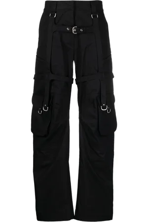 OFF-WHITE Buckled cotton cargo pants