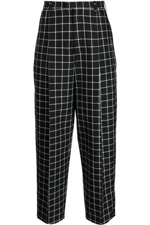 Marni Checked tapered trousers