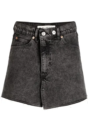 OUR LEGACY Cover denim miniskirt