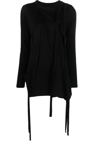 YOHJI YAMAMOTO Strap-detail round-neck sweatshirt