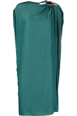 Lanvin Ring-detail midi dress