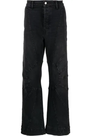 Nahmias Straight-leg panelled jeans