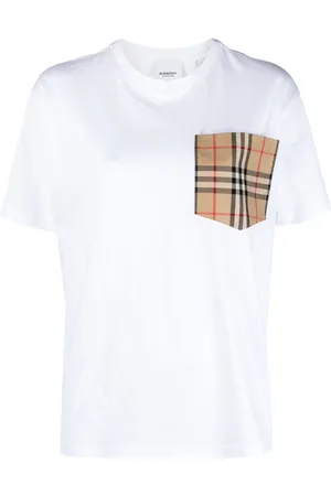 Burberry Contrast-pocket short-sleeve cotton T-shirt