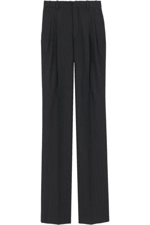 Saint Laurent Striped flared trousers