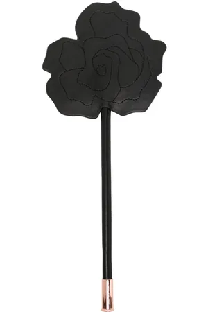FLEUR DU MAL Rose-shaped leather paddle