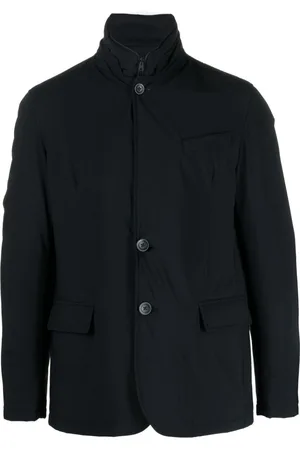 HERNO High-neck button-up jacket
