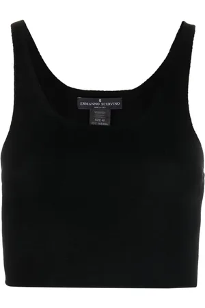 ERMANNO SCERVINO Virgin wool cropped top