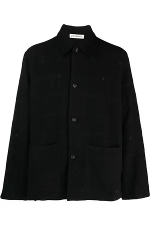 OUR LEGACY Maven felted shirt jacket