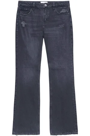 Frame The Low Boot distressed jeans