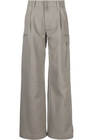 Ami Wide-leg virgin-wool trousers