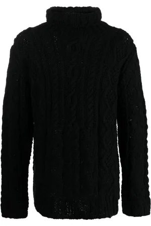 YOHJI YAMAMOTO Roll-neck chunky-knit jumper