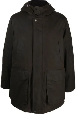 Baracuta Hooded press-stud coat