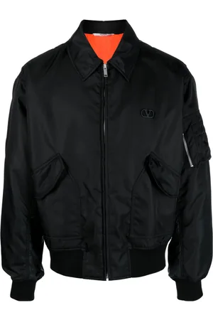 VALENTINO GARAVANI VLogo Signature-appliqué bomber jacket