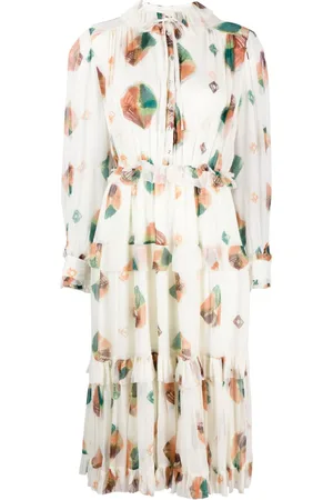 ULLA JOHNSON Reina chiffon midi dress
