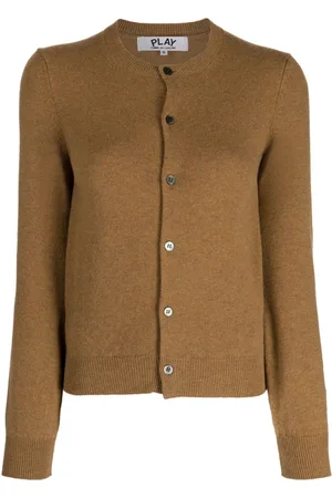 Comme des Garçons Fine-knit wool cardigan