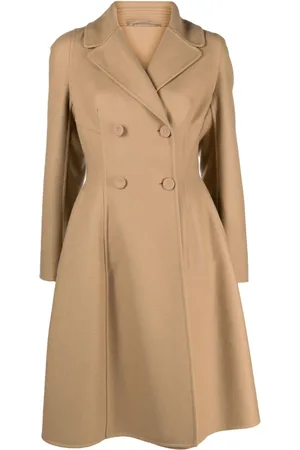ERMANNO SCERVINO A-line double-breasted wool coat