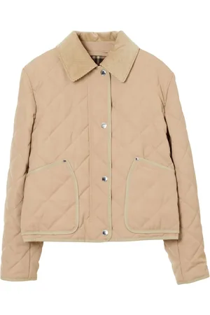 Burberry Straight-point collar quilted jacket