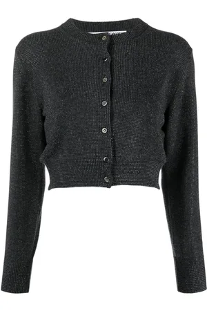 Alexander Wang High-shine cropped cardigan
