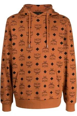 MCM Monogram-pattern cotton hoodie
