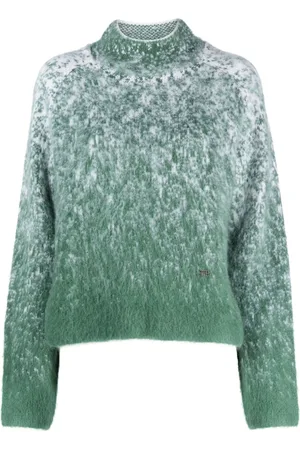 Low Classic Two-tone brushed-finish jumper