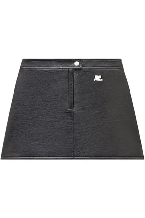 Courrèges Vinyl mini skirt