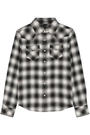 Ralph Lauren Plaid-pattern cotton shirt