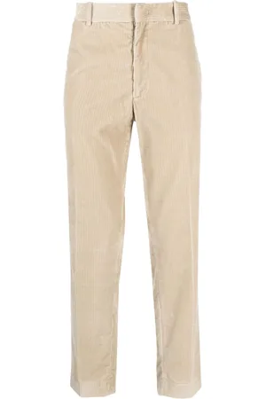 Moncler Logo-appliqué corduroy trousers