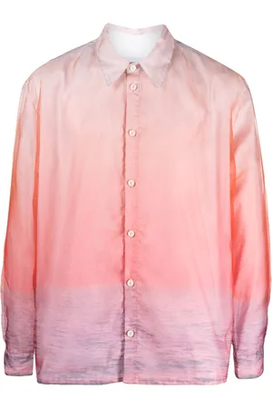 BONSAI Gradient-effect cotton shirt