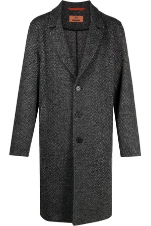 Missoni Zigzag single-breasted wool coat