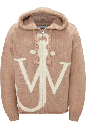 J.W.Anderson Anchor-print zip-up hoodie