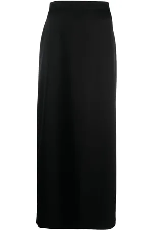 Lanvin Satin midi skirt