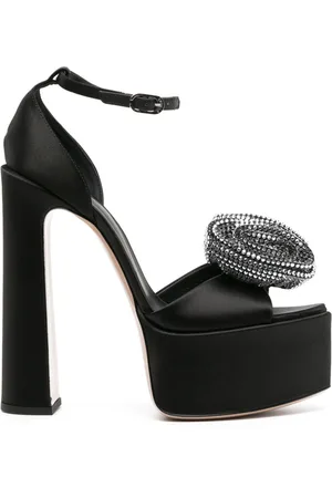 LE SILLA Nina 160mm floral-appliqué sandals