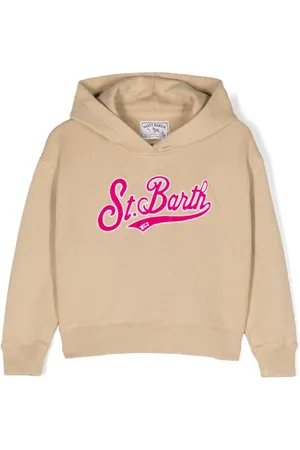 MC2 SAINT BARTH Logo-print cotton jersey hoodie