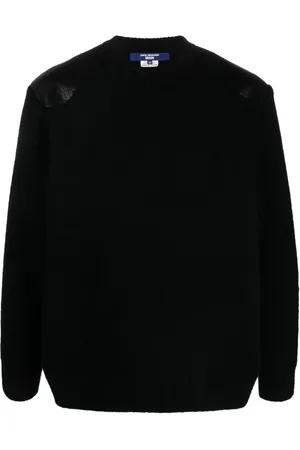 JUNYA WATANABE Coated-detail crew-neck jumper