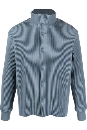 Issey Miyake Kersey Pleats bomber jacket