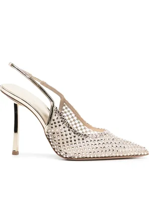 LE SILLA Gilda 110mm crystal-embellished pumps