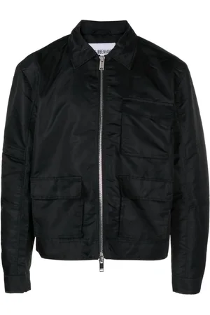 HAN Kjøbenhavn Zip-up collared shirt jacket
