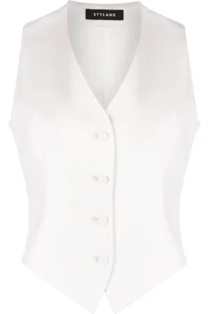 Styland Organic wool buttoned-up waistcoat