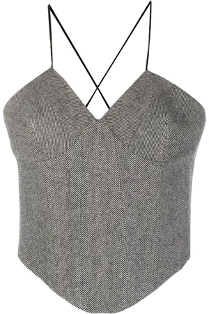 ERMANNO SCERVINO Herringbone wool top