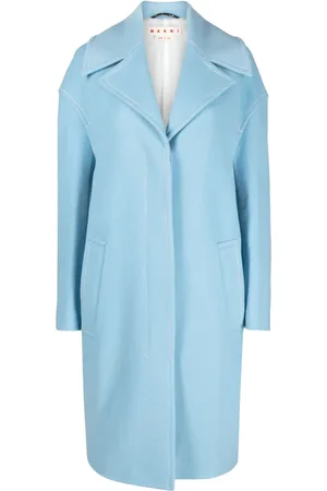 Marni Contrast-stitching single-breasted coat