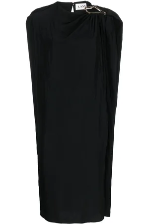 Lanvin Ring-detail midi dress