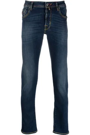 Jacob Cohen Skinny-leg logo-patch jeans