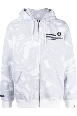 A Bathing Ape Abstract-print drawstring hoodie
