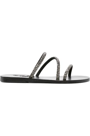 Ancient Greek Sandals Polytimi crystal-embellished sandals