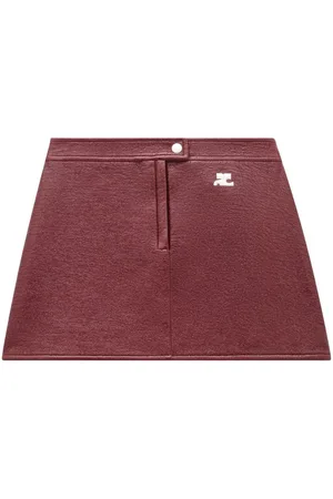 Courrèges Vinyl A-line mini skirt