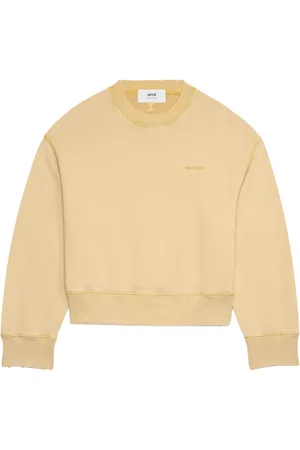 Ami Logo-embroidered cotton sweatshirt