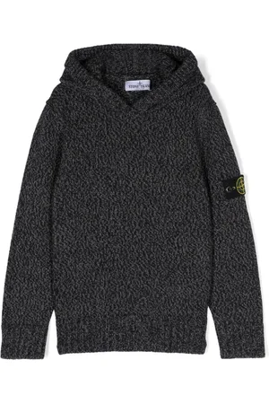 Stone Island Compass-badge hooded jumper
