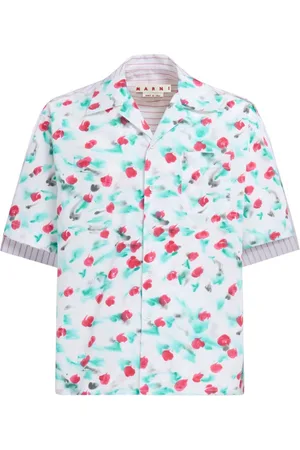 Marni Mix-print panelled shirt
