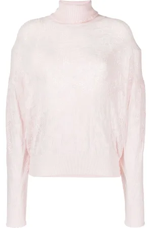 Twin-Set Roll-neck knitted top
